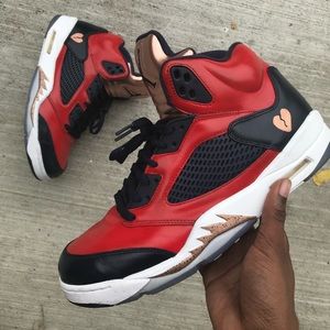 Custom “Heartbreak” Jordan 5s